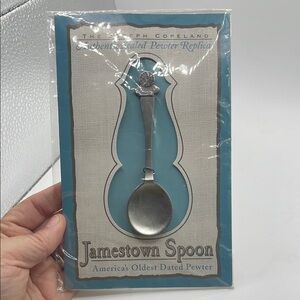 Jamestown Spoon - Authentic‎ Sealed Pewter Replica